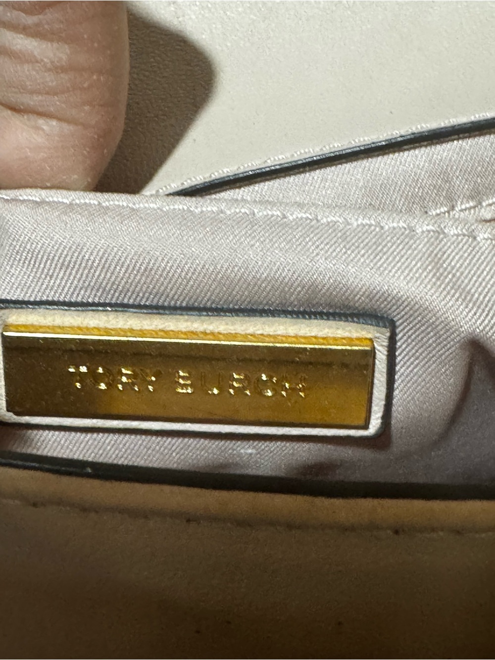 Tory Burch Fleming Blush Quilted Top-Handle Satchel with Tassel - Picture 8 of 13